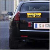 2 STUKS STUDENT DRIVER Beginner Auto Sticker Magnetische Reflecterende Auto Sticker 25x8 cm (Type B)