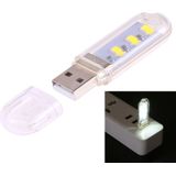 3 LEDs 5730 SMD USB LED boek licht draagbare nachtlampje (wit licht)