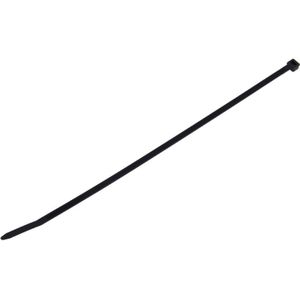 500 stuks 5 mm * 250 mm Nylon kabel Ties(Black)