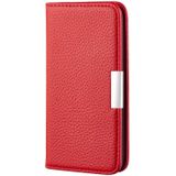 Voor Samsung Galaxy S30 Plus Litchi Texture Horizontale Flip Lederen case met Holder & Card Slots(Rood)