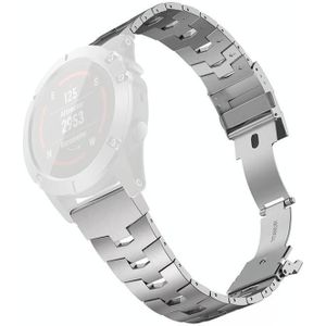 Voor Garmin Fenix 6x 26mm Titanium Alloy Quick Release Vervanging Horlogeband (Silver)