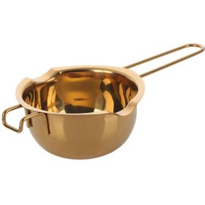 Cheese Butter Chocolate Stainless Steel Melting Bowl  Kleur: Goud