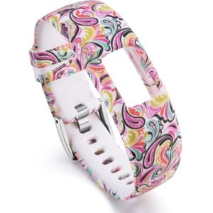 Voor Garmin Vivofit 4 Gloss & Color Integrated Silicon Strap(Facebook)