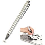 AT-11 Mobile Phone Tablet Universal Touch Screen Capacitieve Pen Precision Stylus (Zilverachtig)