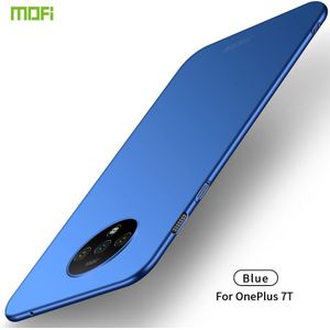 Voor Oneplus7T MOFI Frosted PC ultradun hard case (blauw)