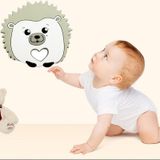 Egel siliconen fopspeen baby Bijtring moeder en baby levert creatieve baby Molar Toy (grijs)