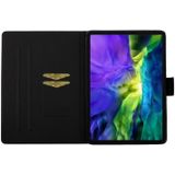 Voor iPad Pro 11 2020 Bloempatroon Horizontaal Flip Lederen kast met kaartslots & houder(small floral)