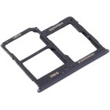 SIM-kaartlade + SIM-kaartlade + Micro SD-kaartlade voor Samsung Galaxy A2 Core SM-A260 (zwart)