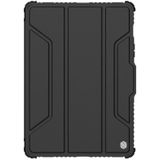 Voor Samsung Galaxy Tab S7 NILLKIN Bumper Pro Camshield Tablet Lederen Case (Zwart)