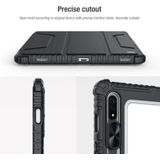 Voor Samsung Galaxy Tab S7 NILLKIN Bumper Pro Camshield Tablet Lederen Case (Zwart)