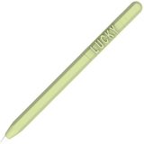 LOVE MEI Voor Apple Pencil 2 Number Letter Design Stylus Pen Siliconen Beschermhoes (Groen)