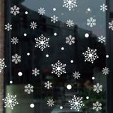 Sneeuwvlok patroon woonkamer venster glazen deur verwisselbare kerst muur sticker Decoretion