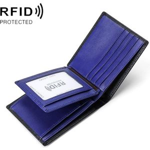 TP-215 Leather RFID Anti-diefstal Tri-Fold Short Wallet