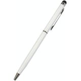 AT-18 3 in 1 Rotary Mobile Phone Touch Screen Handschrift Pen is geschikt voor Apple / Huawei / Samsung (Wit)