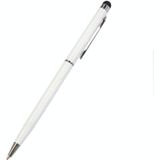 AT-18 3 in 1 Rotary Mobile Phone Touch Screen Handschrift Pen is geschikt voor Apple / Huawei / Samsung (Wit)