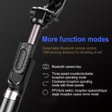 H202 handheld gimbal stabilisator opvouwbare 3 in1 bluetooth remote selfie stick statief standaard voor smartphone  quad-key controle