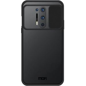 Voor OnePlus 8 Pro MOFI Xing Dun Series PC + TPU Anti-peep Waterproof and Anti-drop All-inclusive Protective Shell  Translucent Frosted(Black)