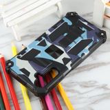 Voor Samsung Galaxy A15 Camouflage Armor Kickstand TPU + PC magnetische telefoonhoes