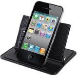 Universele GPS houder beugel Cradle anti-slip Mat (voor 4.3 / 5.0 inch GPS  iPhone 4 / 3 g / 3 G  MP4)(Black)