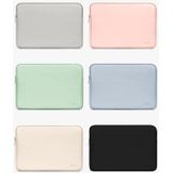 BAONA BN-Q001 PU lederen laptoptas  kleur: roze + power tas  maat: 11/12 inch