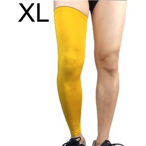 Professionele outdoor sport basketbal voetbal knie pads warme compressie beenbeschermers  grootte: XL