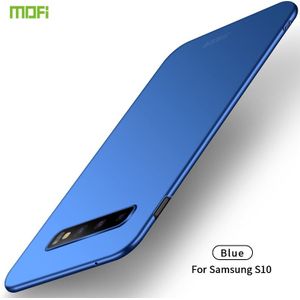 Voor Galaxy S10 MOFI Frosted PC ultradun hard case (blauw)