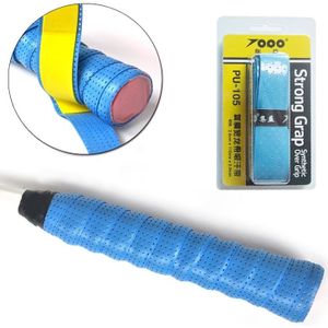 Dubbellaags zweet-absorberend anti-slip tape voor badminton racket/hengel  willekeurige kleur levering (110 x 2 5 cm)