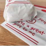 Medium Simple Drawstring Pocket Smiley Gift Food Travel Packaging Bag (50 stuks)