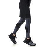 SIGETU Men Fitness Sneldrogende stretchbroek (kleur:grijs formaat:M)