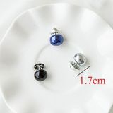 10 stuks veelzijdige Pearl Stud Buckle anti-Light kraag Buttonigan omslagdoek PIN naald DIY sjaal kraag PIN broche speld (zwart)