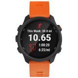 Smart Watch silicone polsband horlogeband voor Garmin Forerunner 245 (Orange)