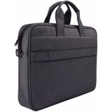 DJ03 waterdichte anti-kras anti-diefstal n-schouder handtas voor 15 6 inch laptops  met koffer gordel (zwart)