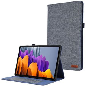 Voor Samsung Galaxy Tab S9 horizontale flip TPU + stoffen PU lederen tablethoes