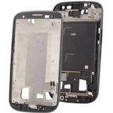 2 in 1 voor Galaxy S III / i9300 (originele LCD-middelste bord + originele Front Chassis)(Black)