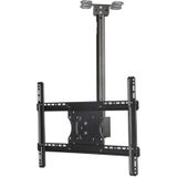 32-65 inch universele hoogte & hoek verstelbaar enkel scherm TV wandmontage plafond dual-use beugel  intrekbaar bereik: 0.5-3m