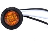 A5011 Amber Light 10 in 1 Truck Trailer LED Round Side Marker Lamp