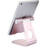 Exquise vouwen verstelbare Pivot aluminiumlegering Desktop houder staan DOCK Cradle voor Xiaomi  iPhone  Samsung  HTC  LG  iPad en andere tabletten (Rose Gold)