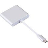 USB-C / Type-C 3.1 mannetje naar USB-C / Type-C 3.1 vrouwtje & HDMI vrouwtje & USB 3.0 vrouwtje Adapter voor MacBook 12 / Chromebook Pixel 2015