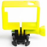TMC Hoogwaardig statief Houder Frame / behuizing voor GoPro Hero 4 / 3 + 3 HF191 (geel)