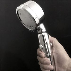 Nozzle krachtige Booster regendouche set huishoudelijke badkamer schakelaar draaibare douche (zilver)