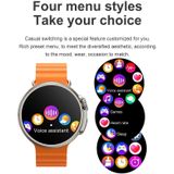 K9 Ultra Pro 1 39 inch siliconen band IP67 waterdicht smartwatch ondersteuning Bluetooth bellen / NFC