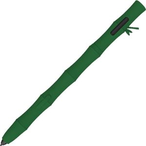 Voor Samsung Galaxy Tab S6 Lite Bamboo Liquid Silicone Gel Stylus Pen Protective Case (Dark Green)