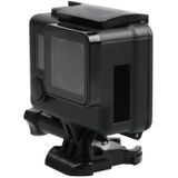 Cover voor GoPro HERO4 ABS Skeleton beschermende behuizing met gesp basis bevestiging & hoofd schroef