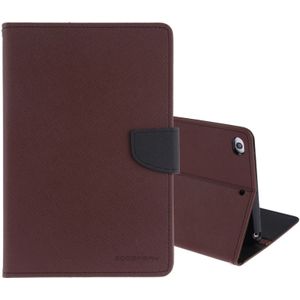 MERCURY GOOSPERY FANCY DIARY horizontale Flip lederen case voor de iPad mini (2019)  met houder & card slots & portemonnee (bruin)