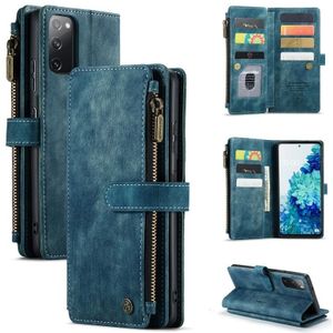 Voor Samsung Galaxy S20 FE CASEME-C30 PU + TPU Multifunctionele Horizontale Flip Lederen Case met Houder & Card Slot & Portemonnee & Rits Pocket