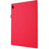Voor Lenovo tab E10 10 1 doek stijl TPU platte beschermende shell (rood)