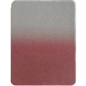 Voor iPad 10.2 2021 / 2020 / 10.5 Gradint glitter magnetische split lederen tablethoes