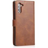 For Samsung Galaxy Note10 Calf Texture 2 in 1 Detachable Magnetic Back Cover Horizontal Flip Leather Case with Holder & Card Slots & Wallet & Photo Frame(Brown)