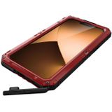 For iPhone 14 Pro Shockproof Waterproof Dustproof Metal + Silicone Phone Case(Red)
