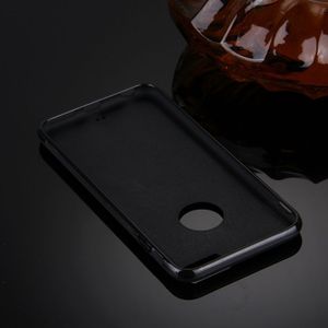 Voor iPhone 6 Plus & 6s Plus anti-zwaartekracht magische Nano-zuig technologie Sticky Selfie beschermende Case(Black)